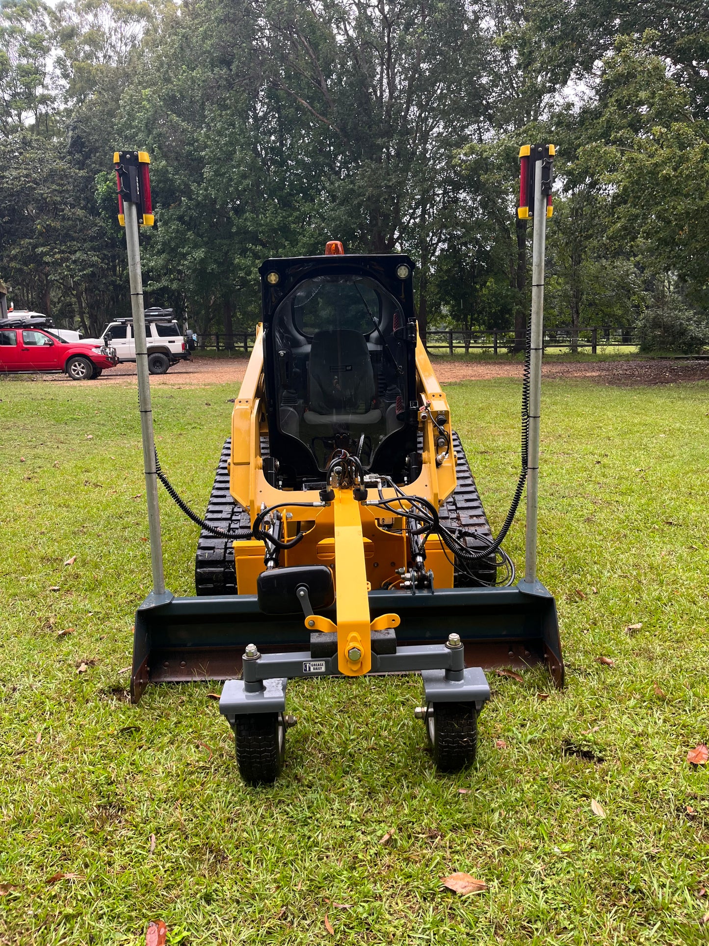 Skid Steer Laser Box Grader Blade