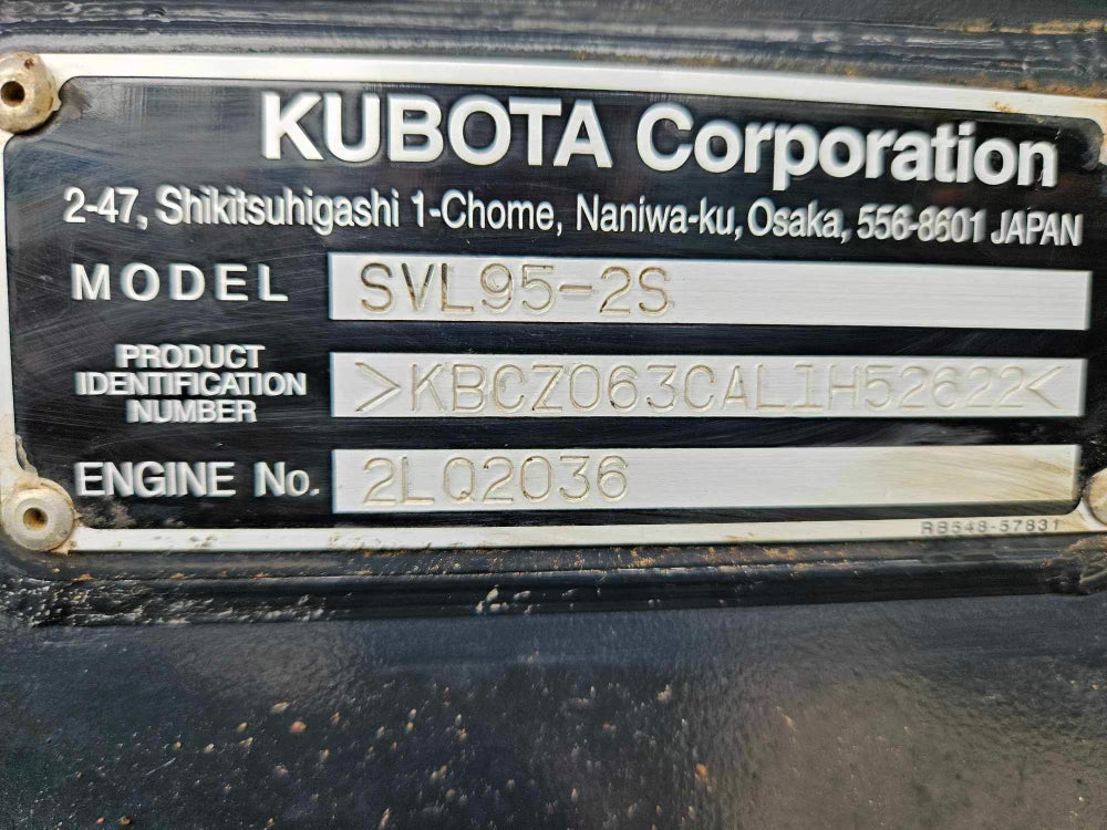 2020 Kubota SVL95-2s