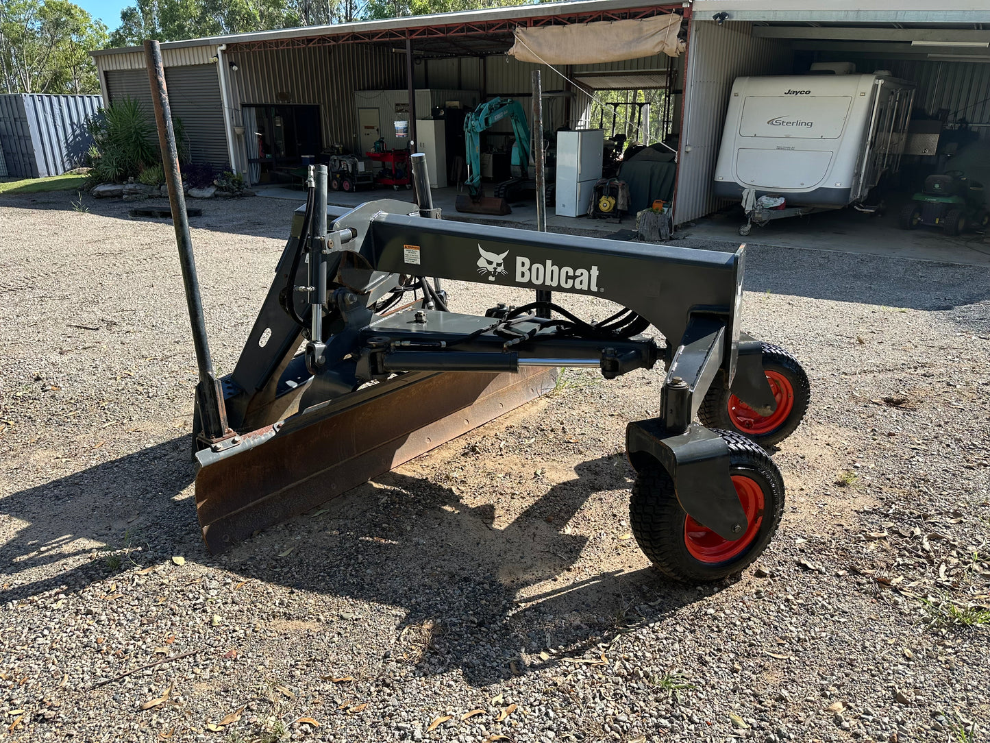 Bobcat Grader blade with laser
96” model