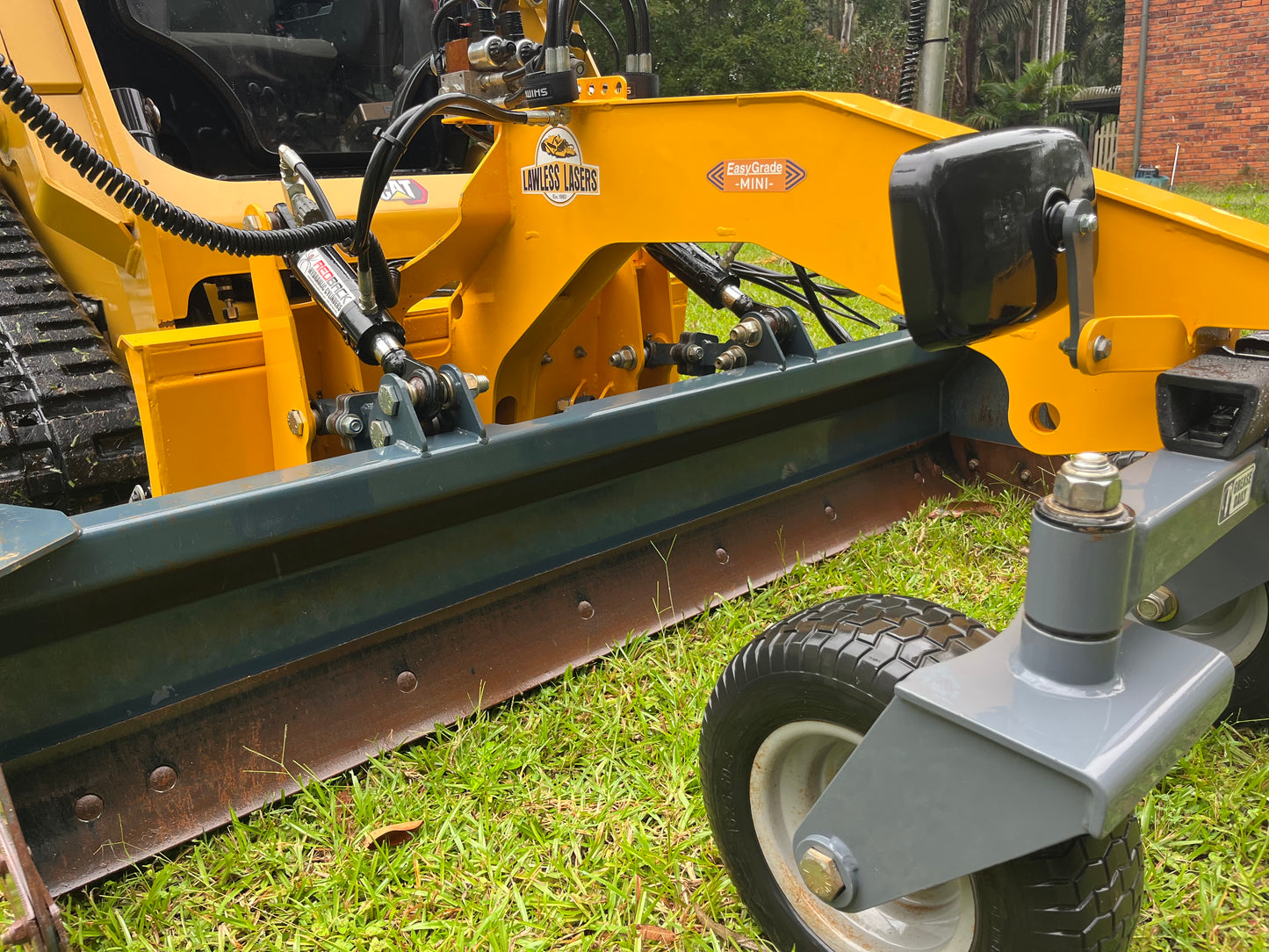 Skid Steer Laser Box Grader Blade