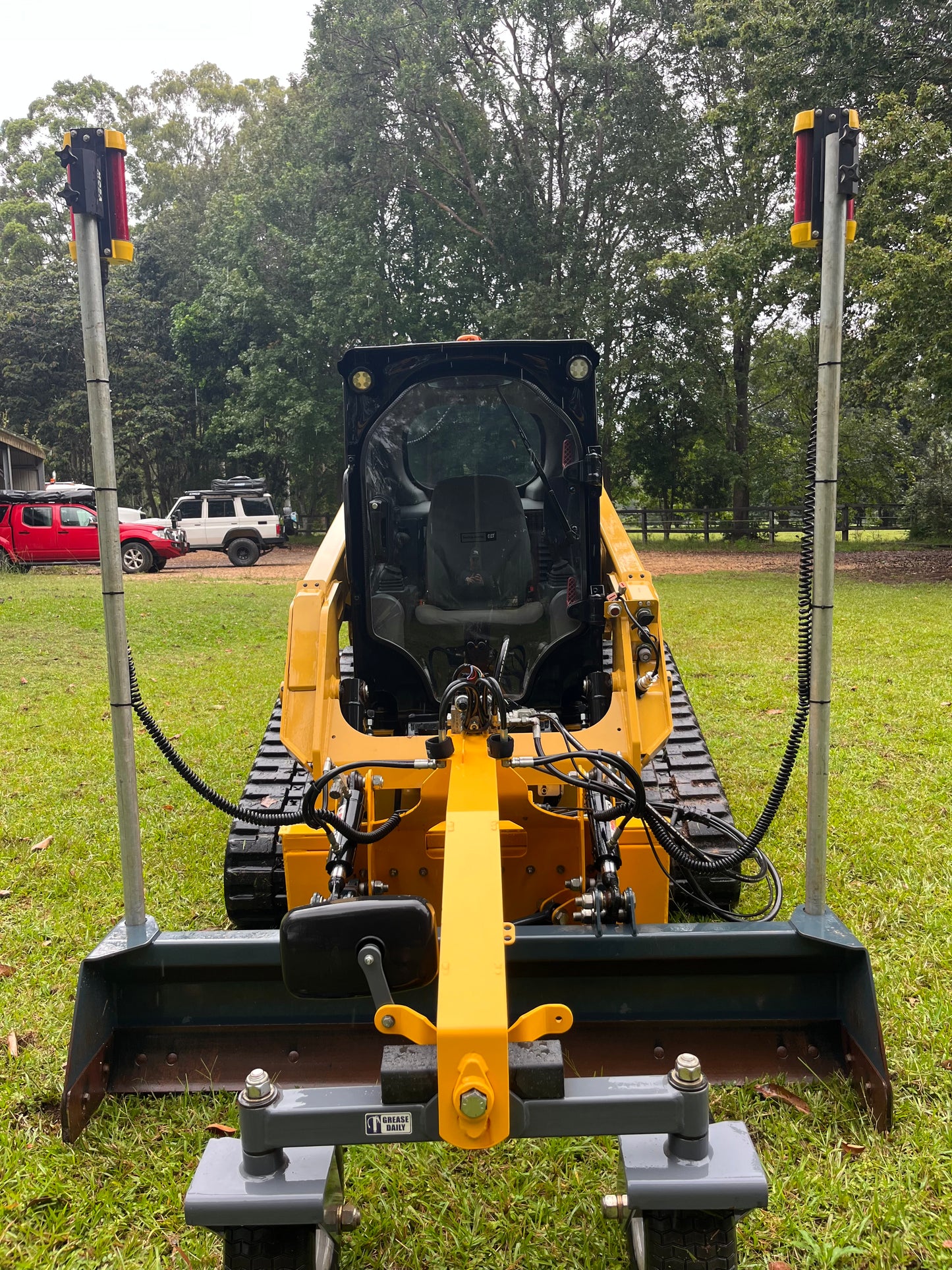 Skid Steer Laser Box Grader Blade