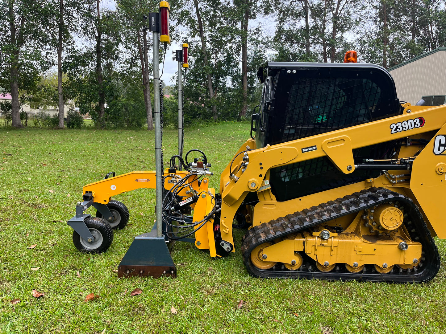 Skid Steer Laser Box Grader Blade